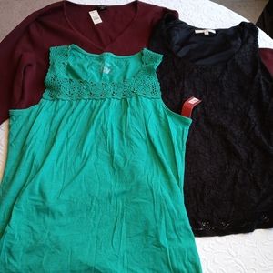 Three piece shirt lot